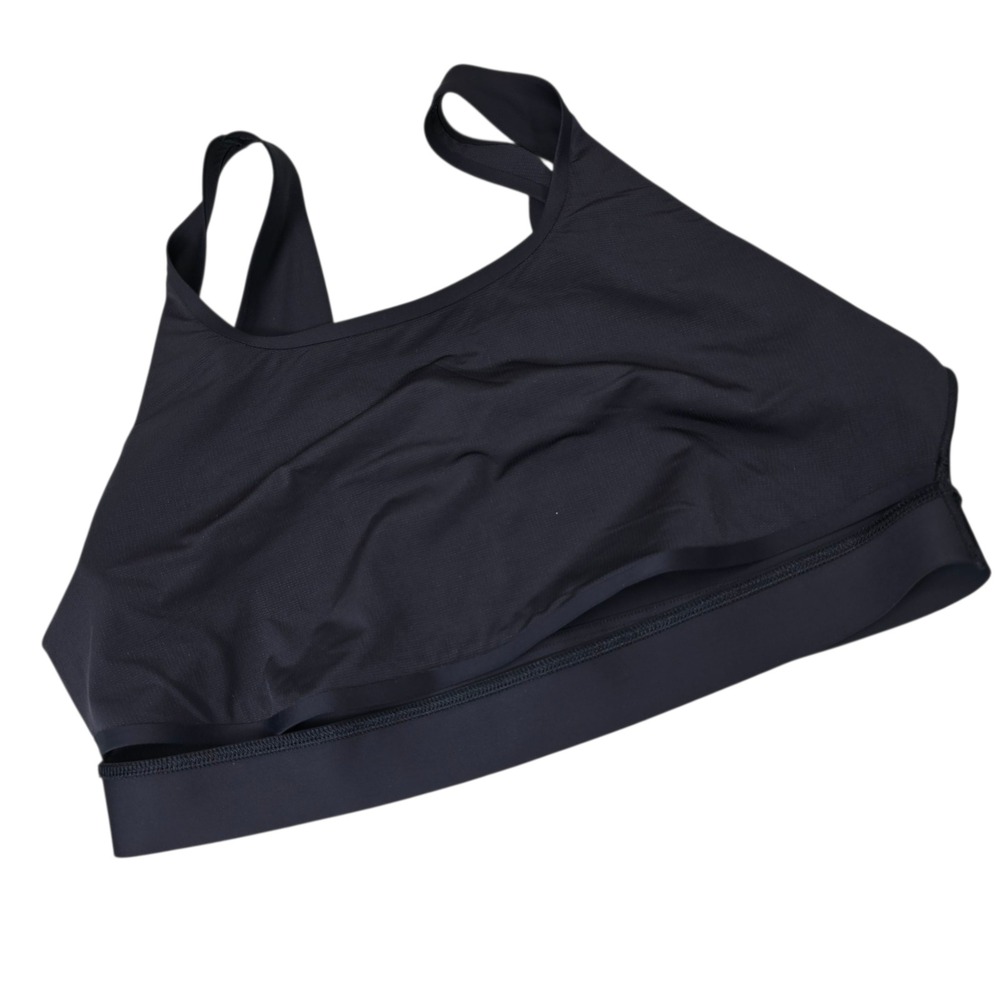 Lot of 2‎ Parade Scoop Neck Cutout Sports Bras Size 2 Black Sustainable - Picture 5 of 8